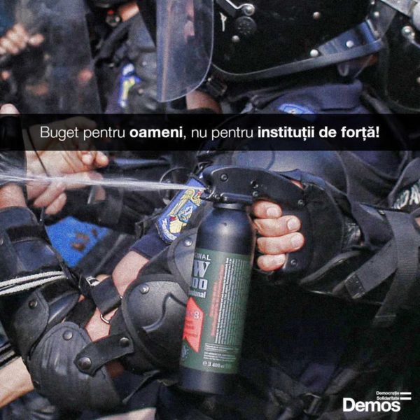 Demos – Buget pentru oameni, nu pentru instituții de forță